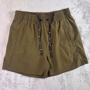 YoungLA Olive Green Athletic Shorts Men’s Small Drawstring Gym Training